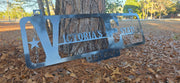 Custom personalized plasma-cut steel sign — IR Fabrication customer example 3