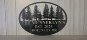 Custom personalized plasma-cut steel sign — IR Fabrication customer example 5