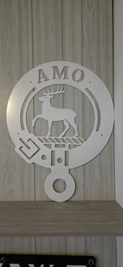 Custom personalized plasma-cut steel sign — IR Fabrication customer example 6