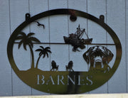 Custom personalized plasma-cut steel sign — IR Fabrication customer example 8