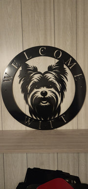 Custom personalized plasma-cut steel sign — IR Fabrication customer example 9