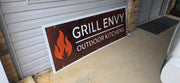Custom Grill Envy Outdoor Kitchens business sign
